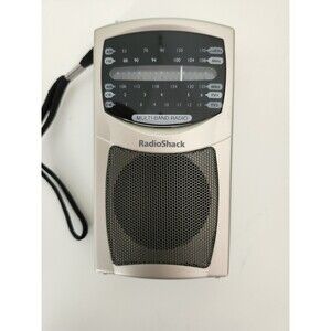 VINTAGE Radio Shack #12-817 Portable AM FM TV1 TV2 Multi-Band Radio Tested Works